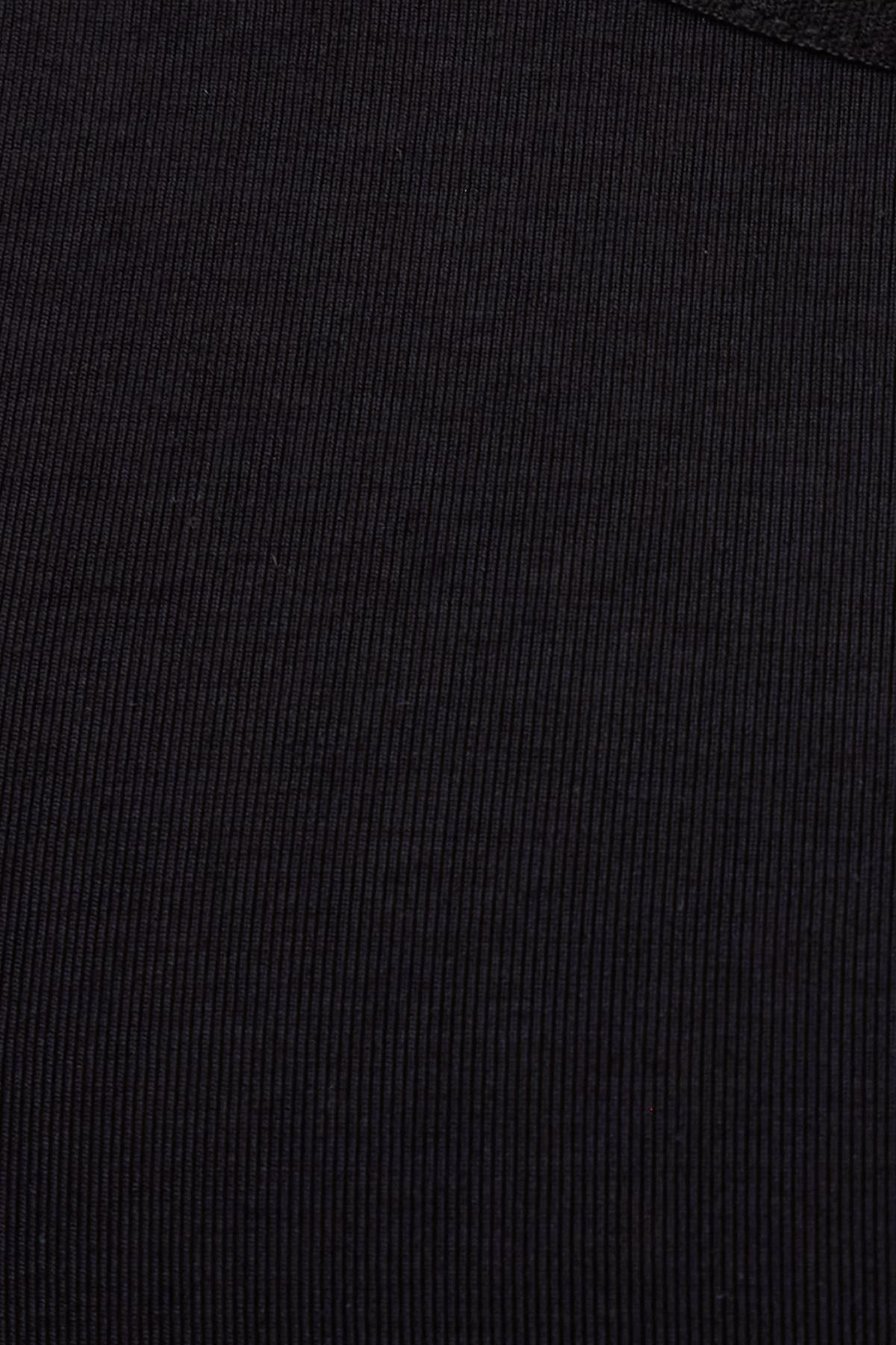 TUDORS Erkek Süper Slim Fit Extra Dar Kesim Lastikli Siyah Atlet Korse görsel 4