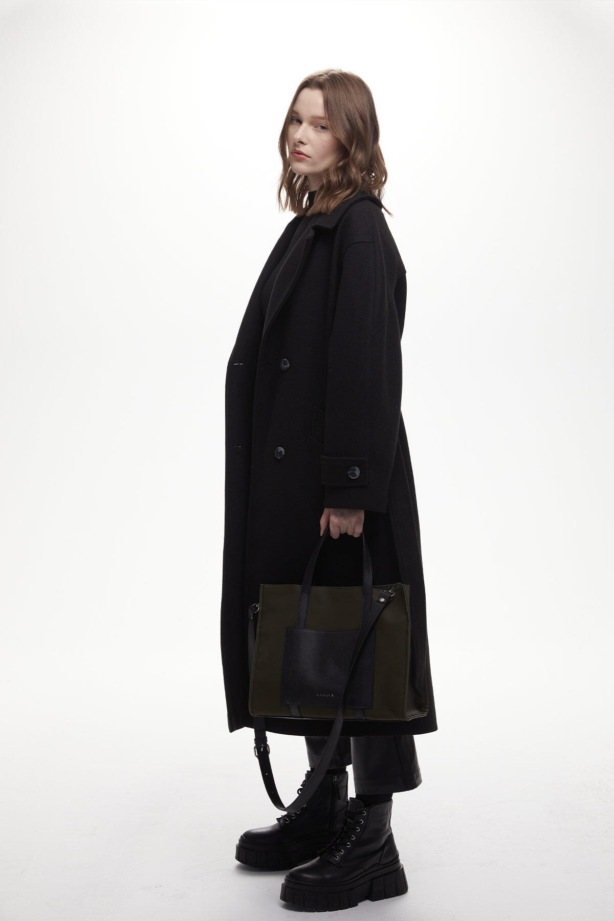 Manuka Urban Tote Çanta Haki görsel 2