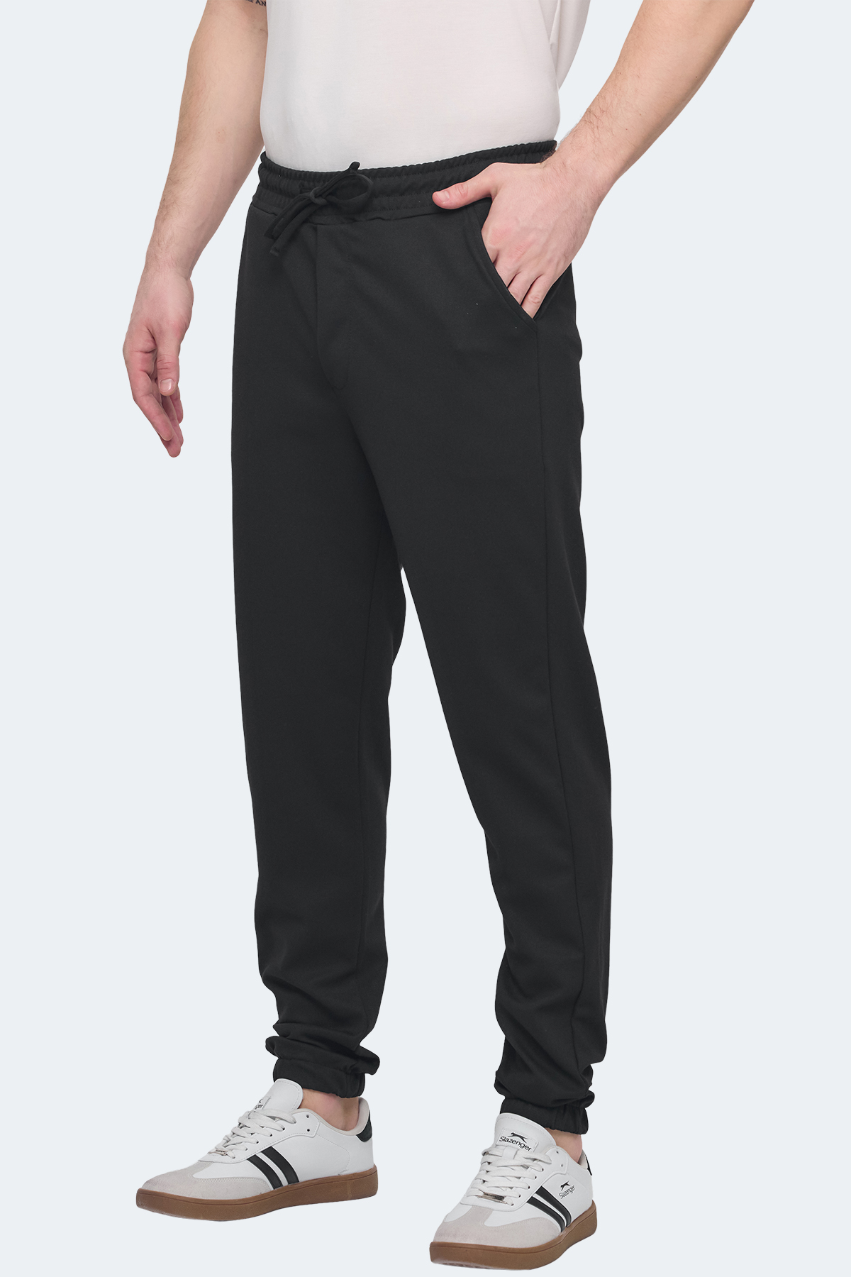 SLAZENGER NESKE I Erkek Cepli Siyah Jogger Eşofman Altı