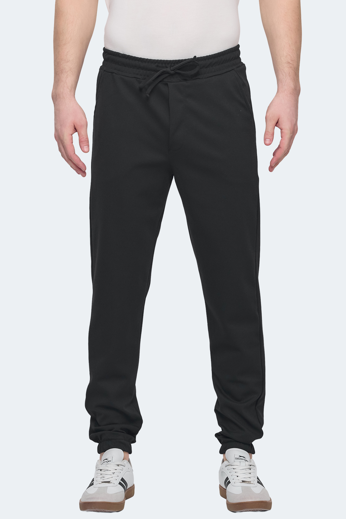 SLAZENGER NESKE I Erkek Cepli Siyah Jogger Eşofman Altı görsel 2