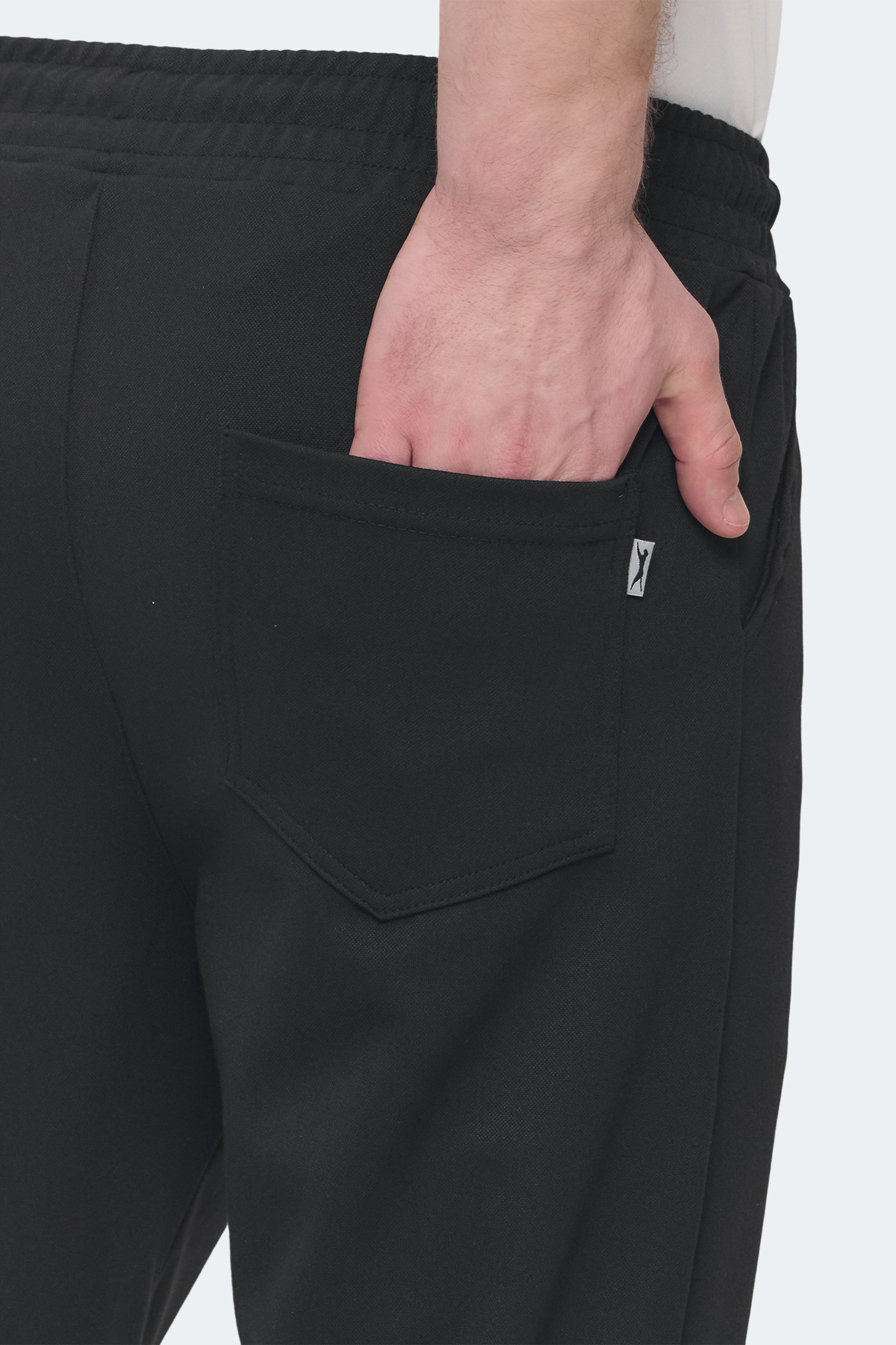 SLAZENGER NESKE I Erkek Cepli Siyah Jogger Eşofman Altı görsel 7
