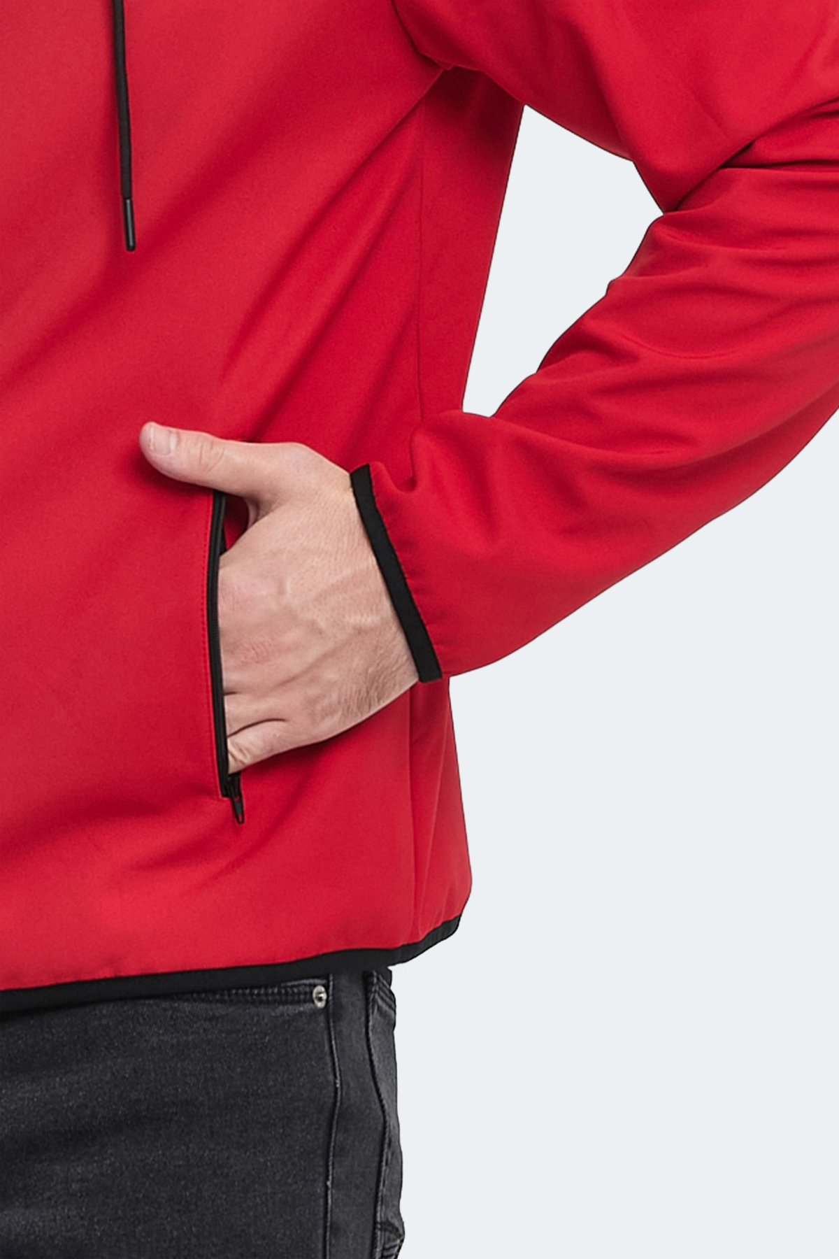 SLAZENGER RANGI Erkek Softshell Kaban Kırmızı görsel 6