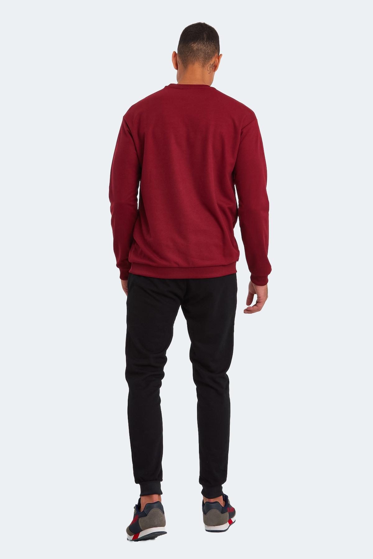 SLAZENGER OFFENDER KTN Erkek Eşofman Takım Bordo görsel 2
