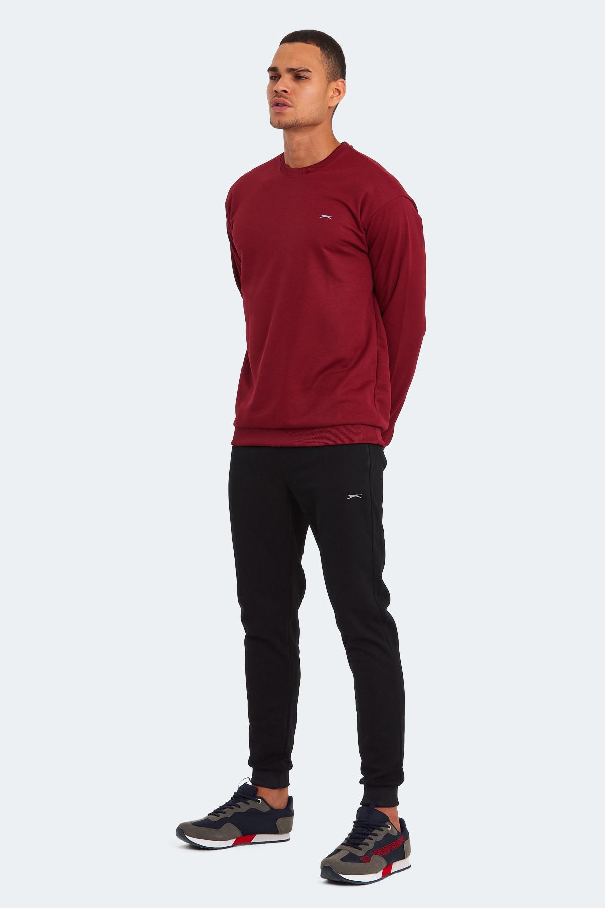 SLAZENGER OFFENDER KTN Erkek Eşofman Takım Bordo görsel 3