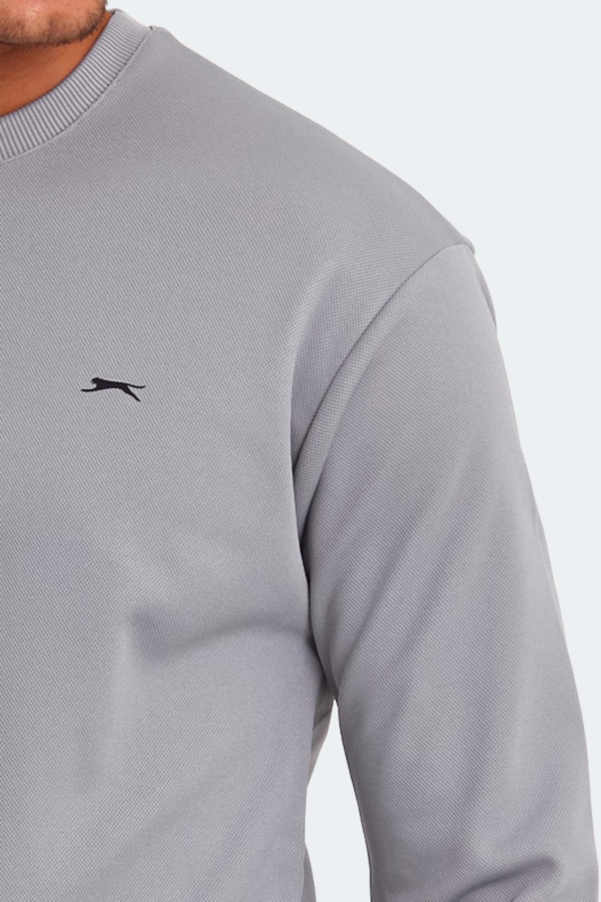 SLAZENGER OFFENDER KTN Erkek Cepli Gri Eşofman Takımı görsel 5
