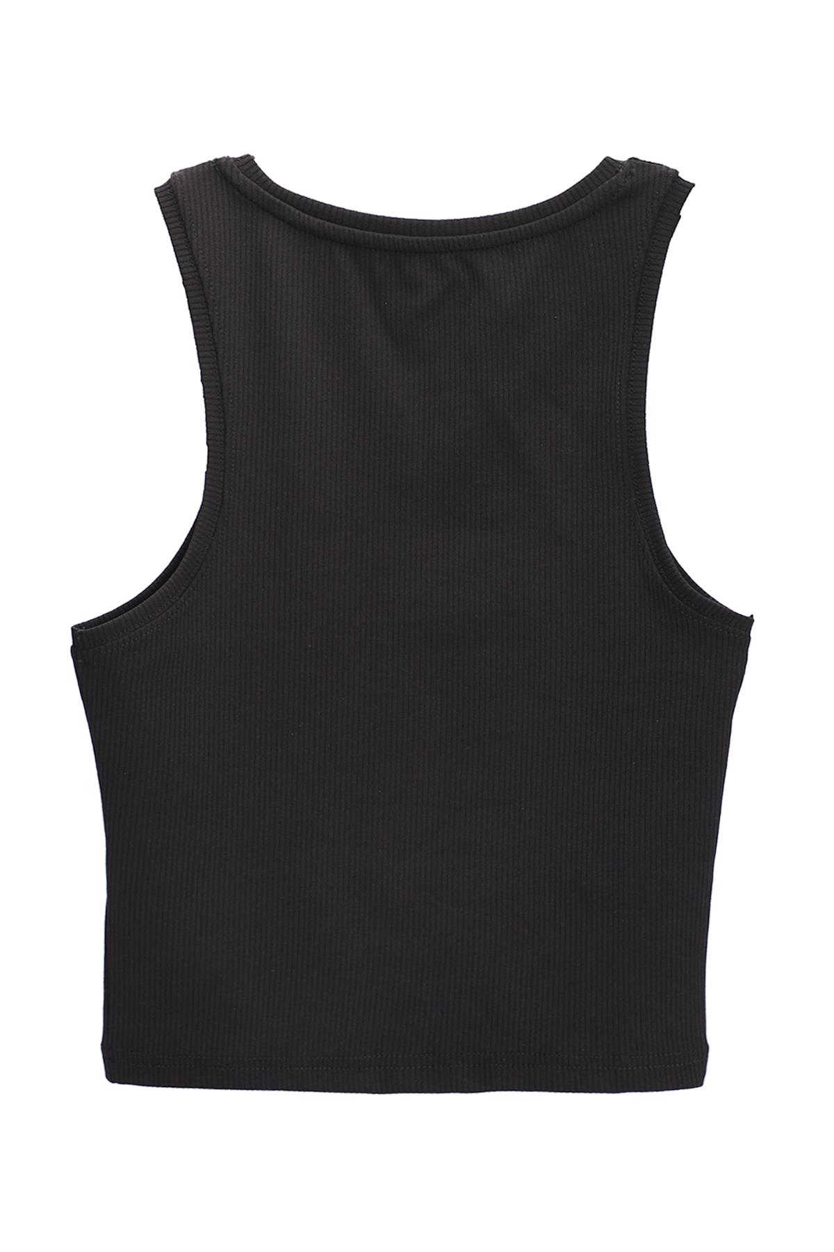SLAZENGER KAIDENA Kadın Kolsuz T-Shirt Siyah görsel 2