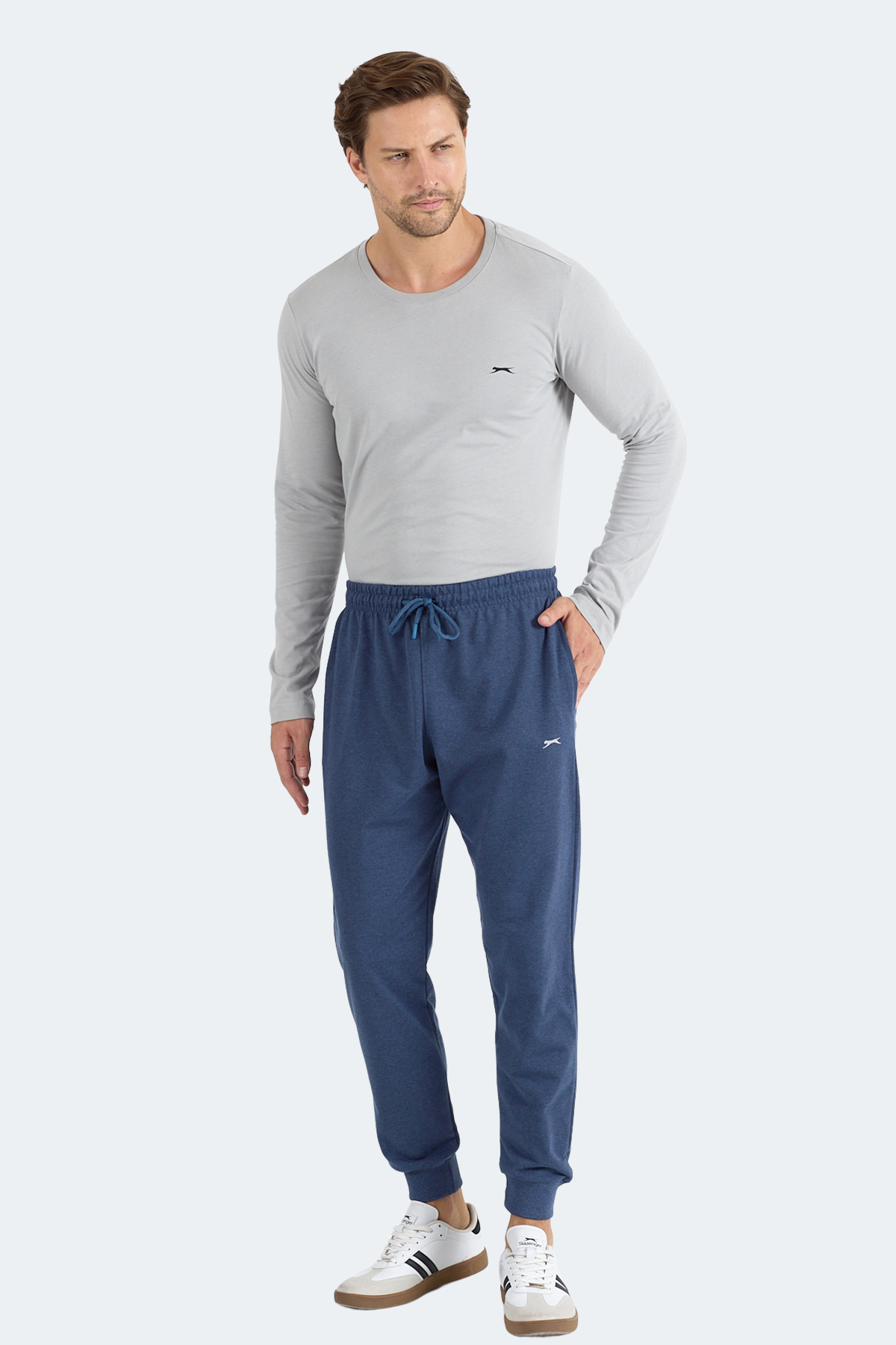 SLAZENGER MAMUN Erkek Lacivert Jogger Eşofman Altı görsel 2