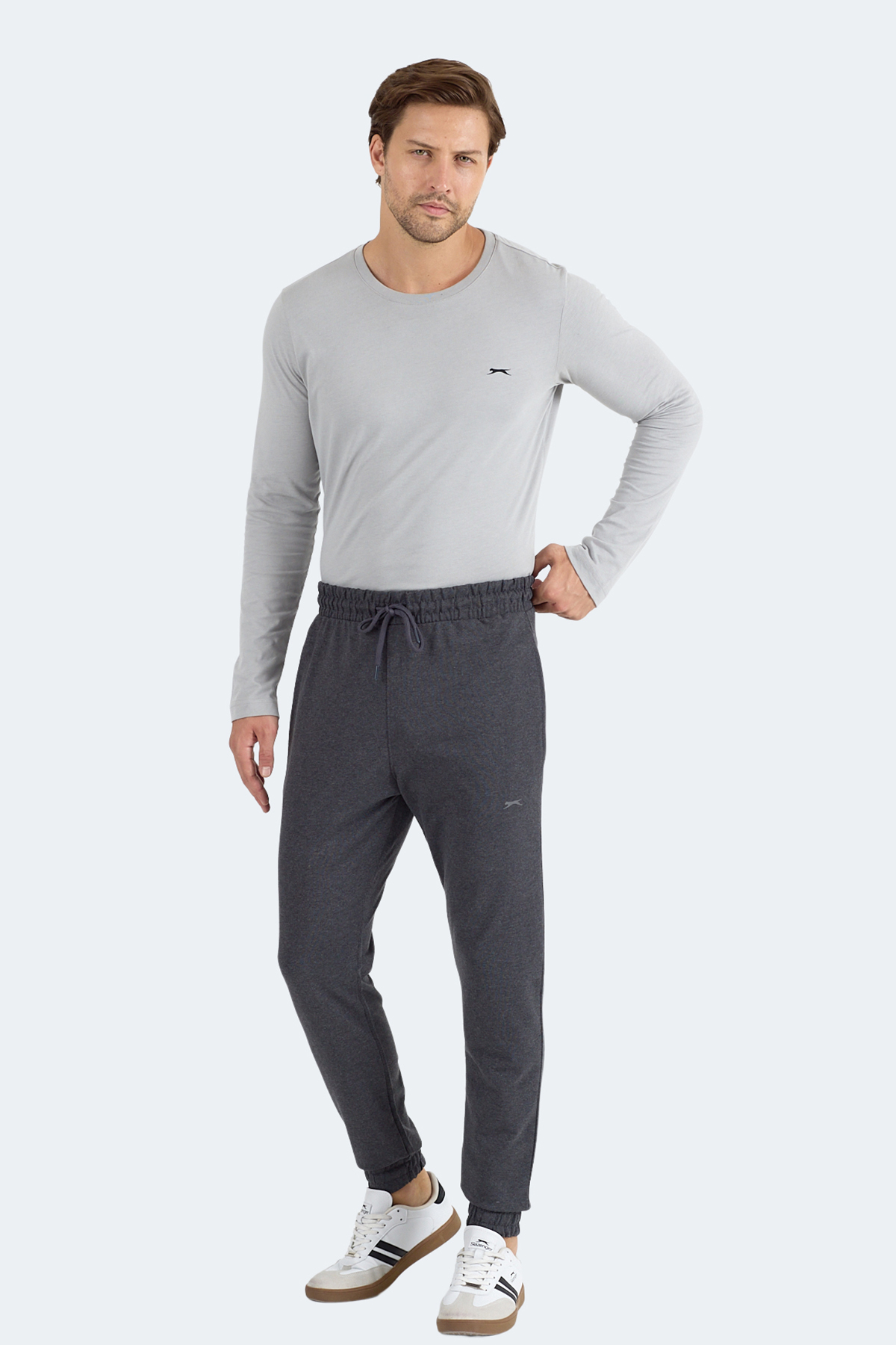 SLAZENGER MANAS Erkek Antrasit Jogger Eşofman Altı görsel 2