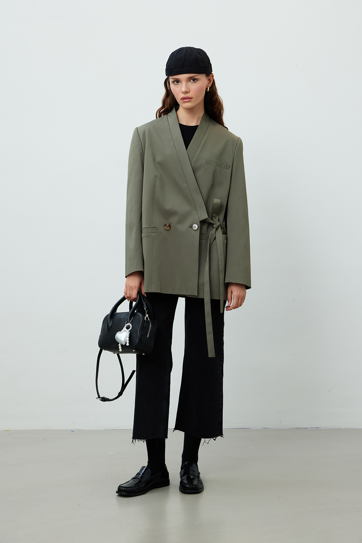 Manuka 1965 Straight Denim Pantolon Siyah görsel 2