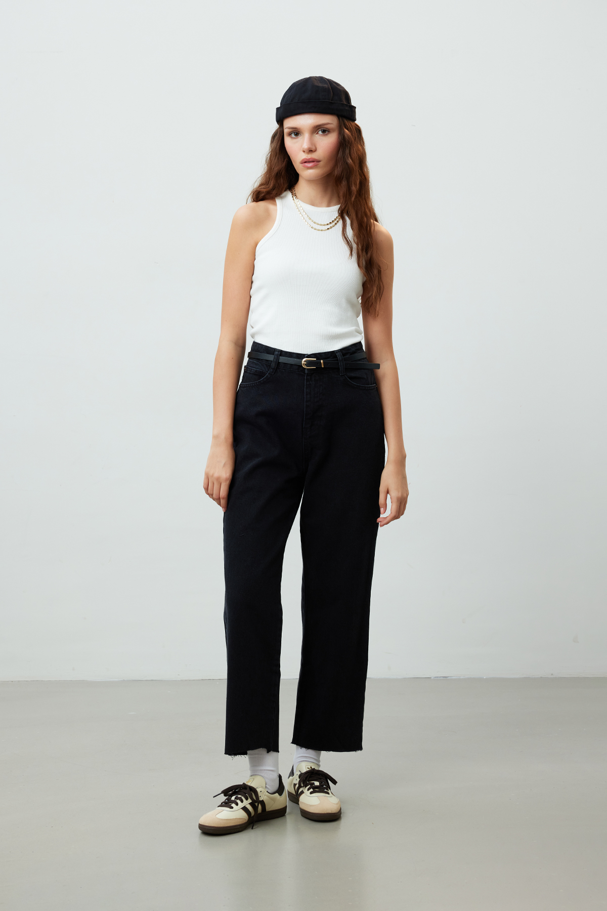 Manuka 1965 Straight Denim Pantolon Siyah görsel 4