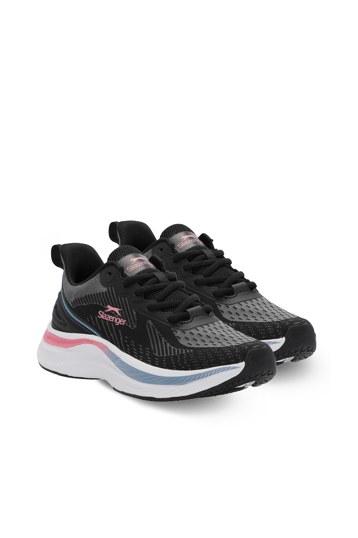 SLAZENGER WETFORD Kadın Siyah / Koyu Gri Koşu & Yürüyüş Spor Ayakkabısı görsel 2