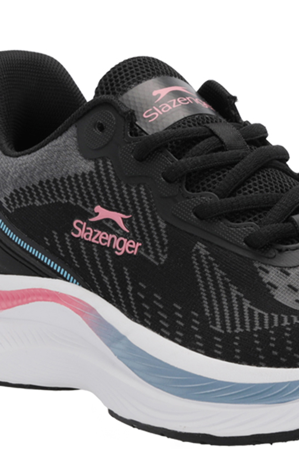 SLAZENGER WETFORD Kadın Siyah / Koyu Gri Koşu & Yürüyüş Spor Ayakkabısı görsel 4