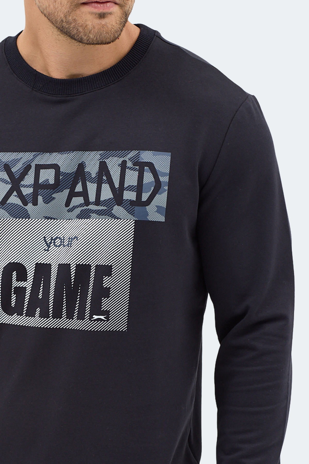 SLAZENGER RUBIO Erkek Lacivert Sweatshirt görsel 2