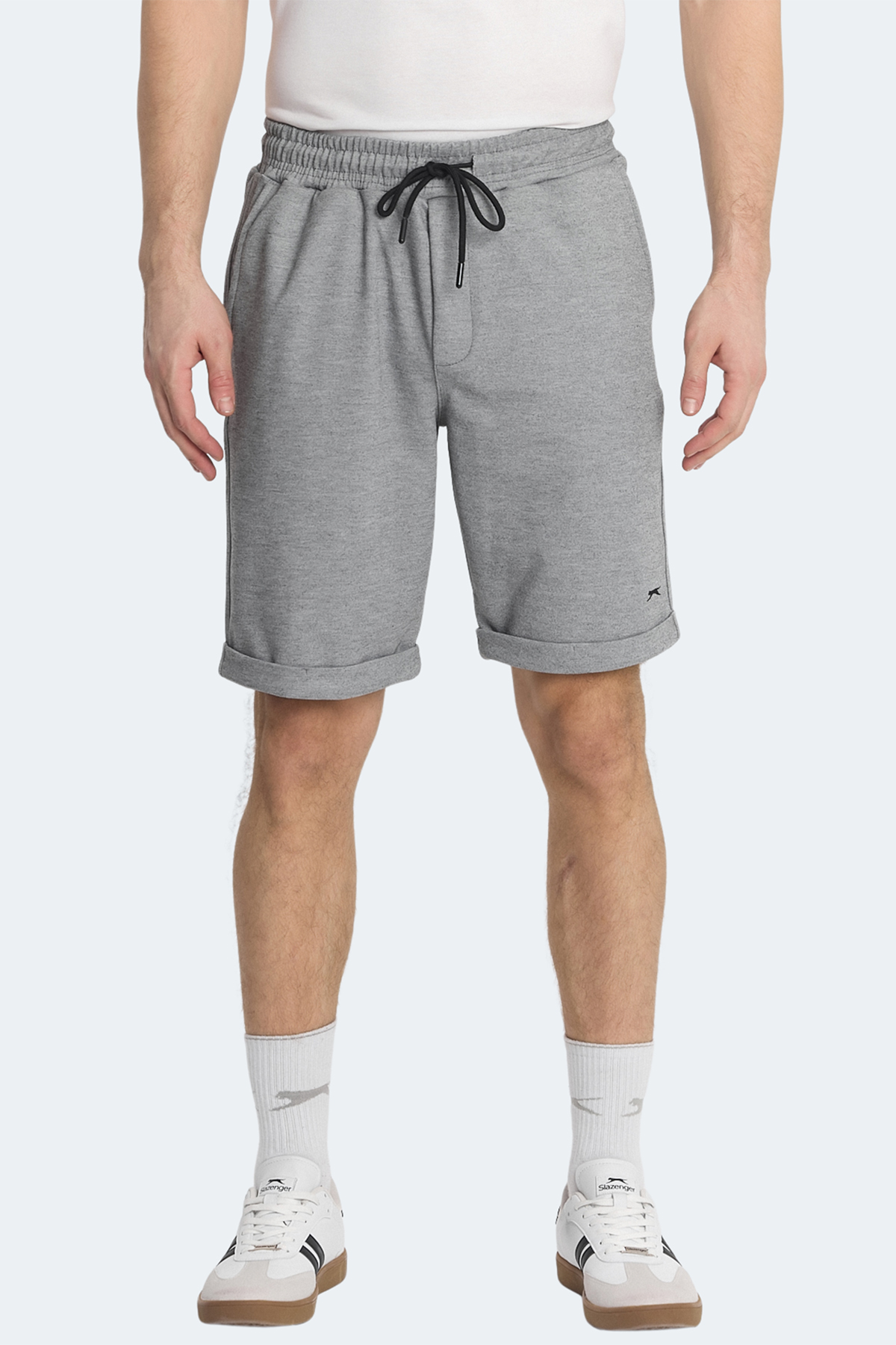 SLAZENGER NOVA Erkek Cepli Koyu Gri Şort görsel 2