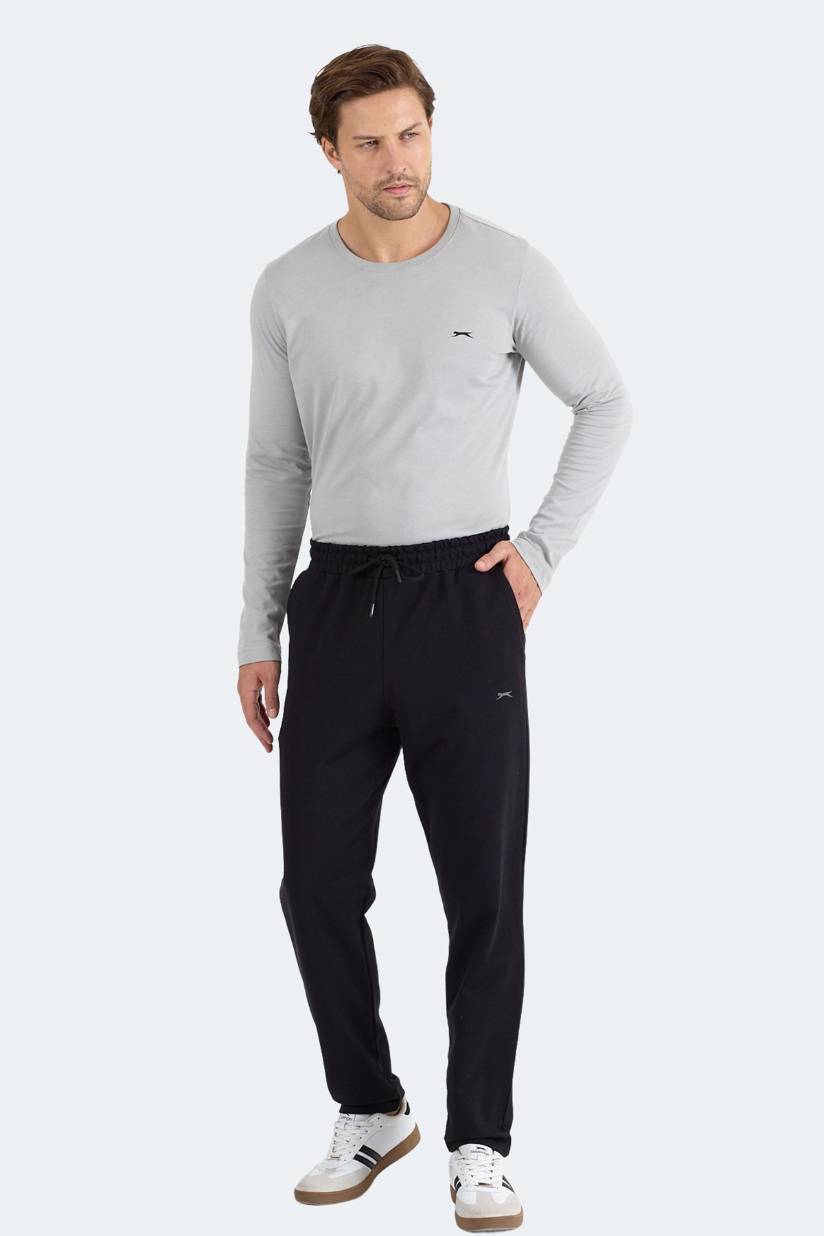 SLAZENGER MAKE Erkek Siyah Eşofman Altı görsel 2