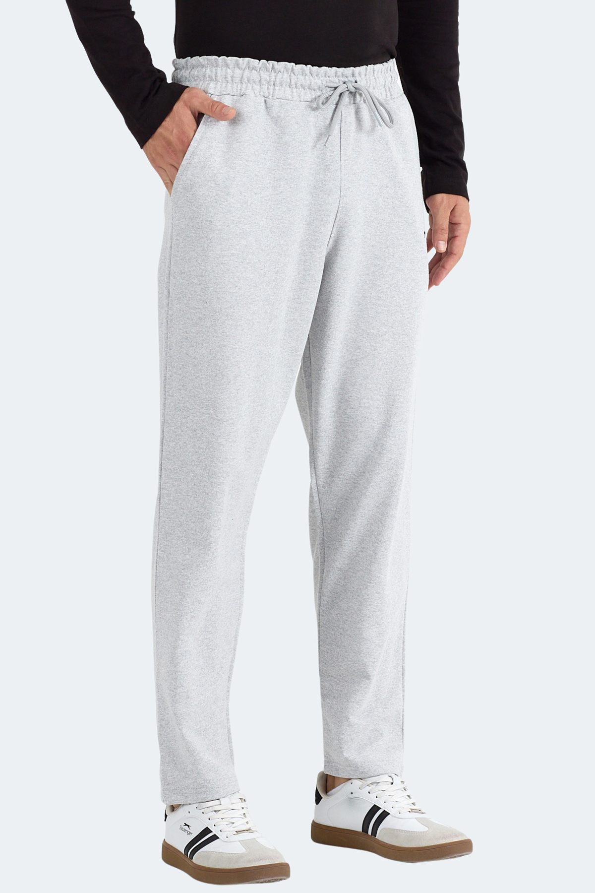SLAZENGER MAKE Erkek Gri Eşofman Altı görsel 4