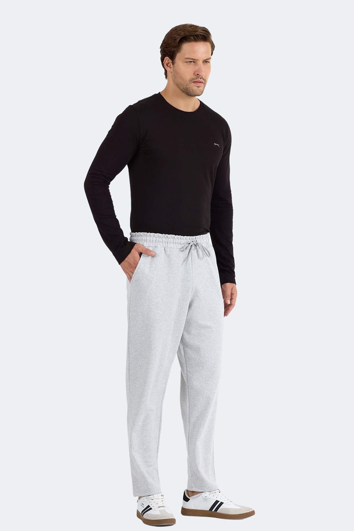 SLAZENGER MAKE Erkek Gri Eşofman Altı görsel 8