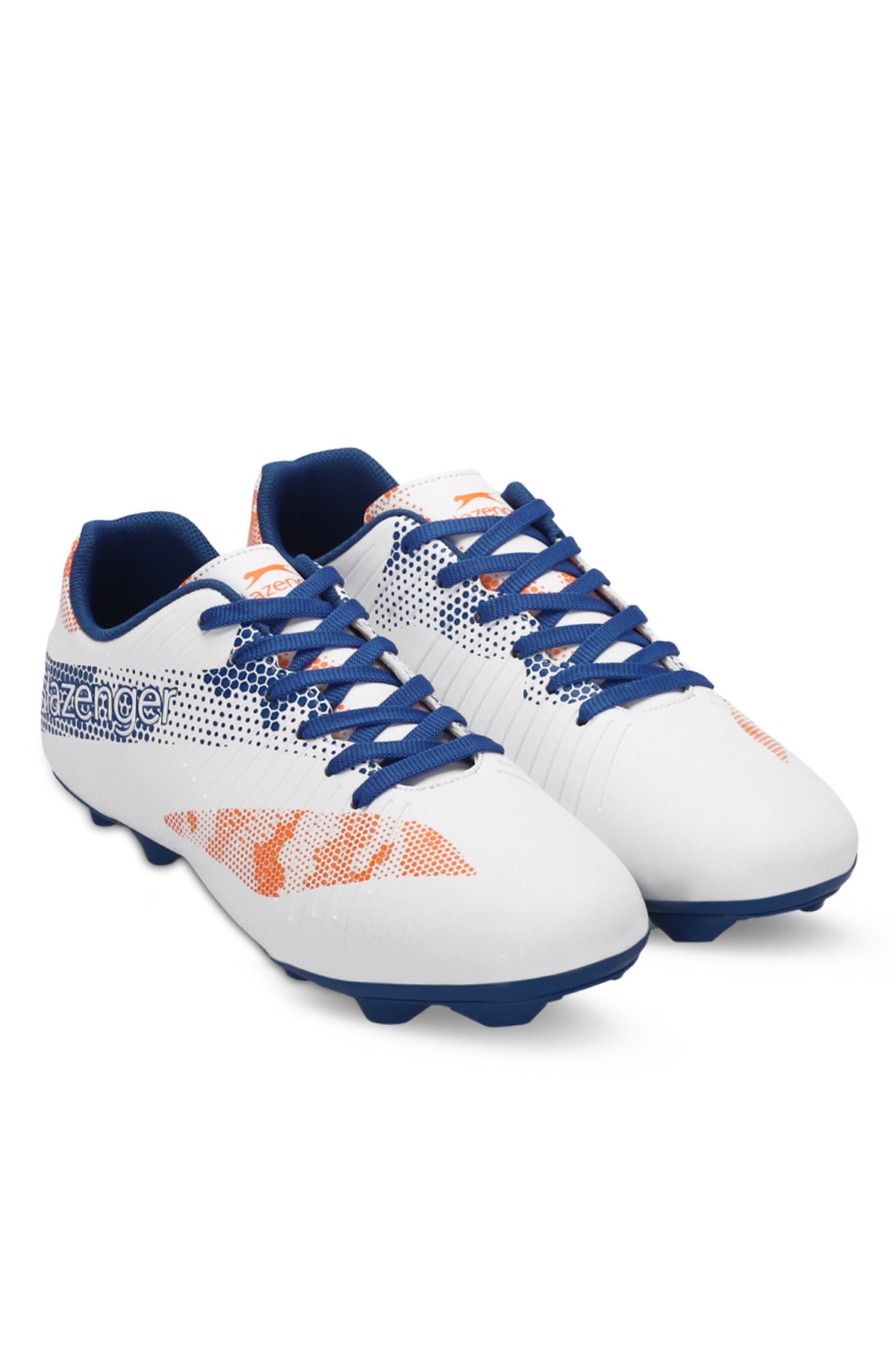 SLAZENGER CYPRUS Erkek Halı Saha Beyaz / Saks Mavi Futbol Ayakkabısı görsel 2
