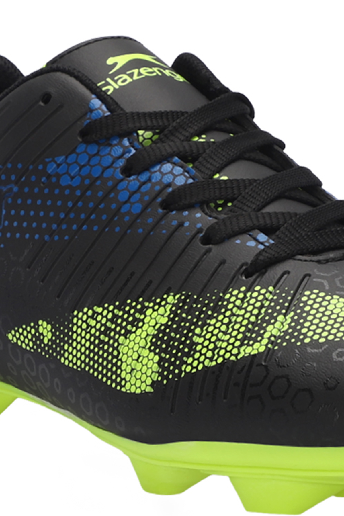 SLAZENGER CYPRUS Erkek Halı Saha Siyah / Yeşil Futbol Ayakkabısı görsel 4