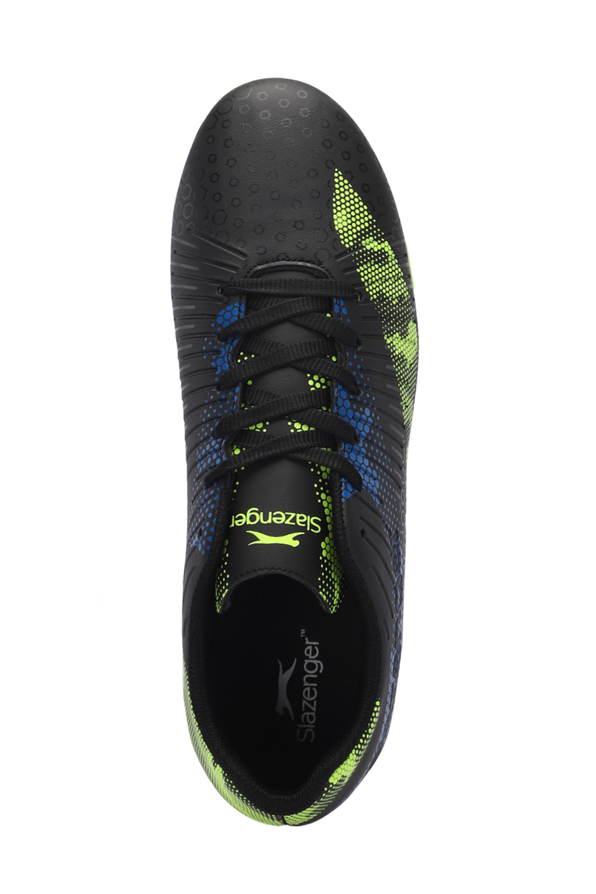 SLAZENGER CYPRUS Erkek Halı Saha Siyah / Yeşil Futbol Ayakkabısı görsel 5