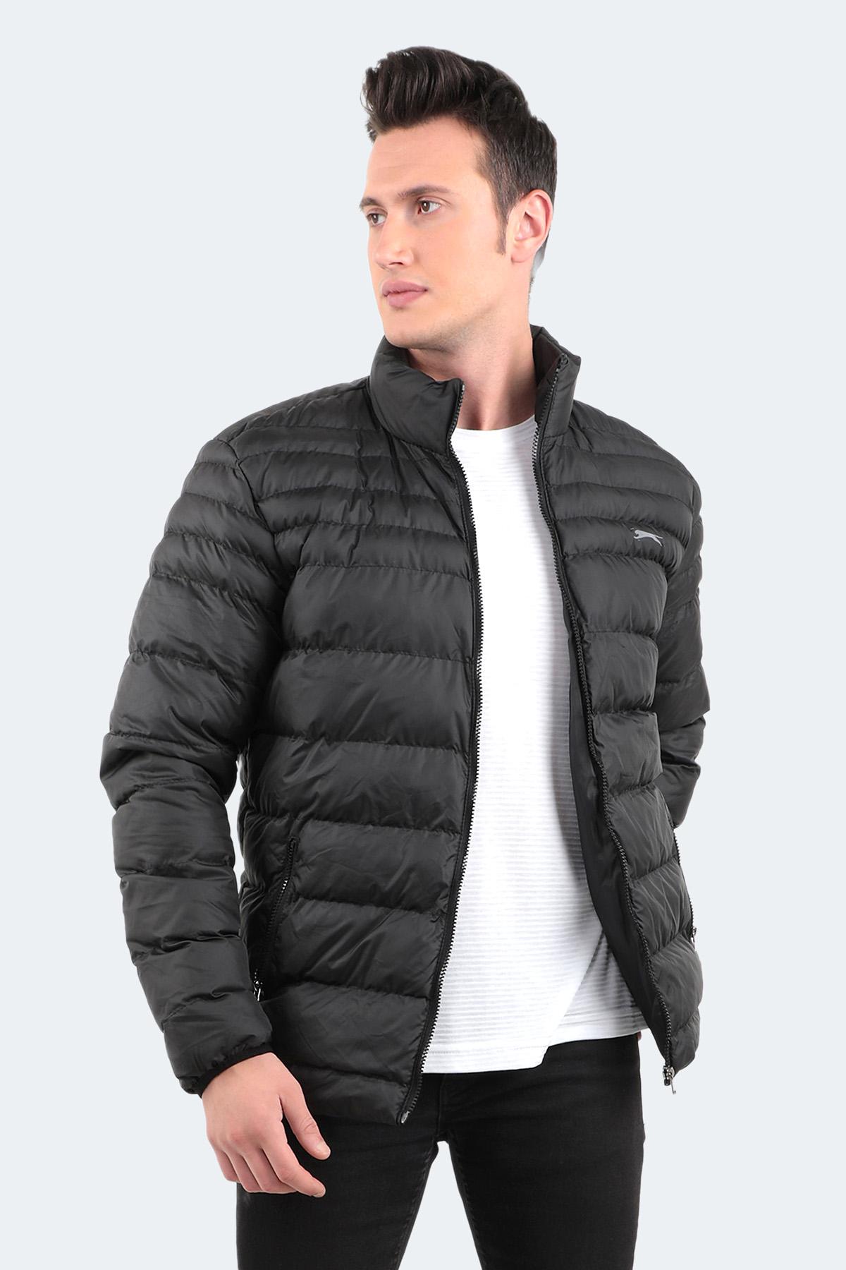 SLAZENGER HORIZON Erkek Şişme Mont & Kaban Siyah görsel 2