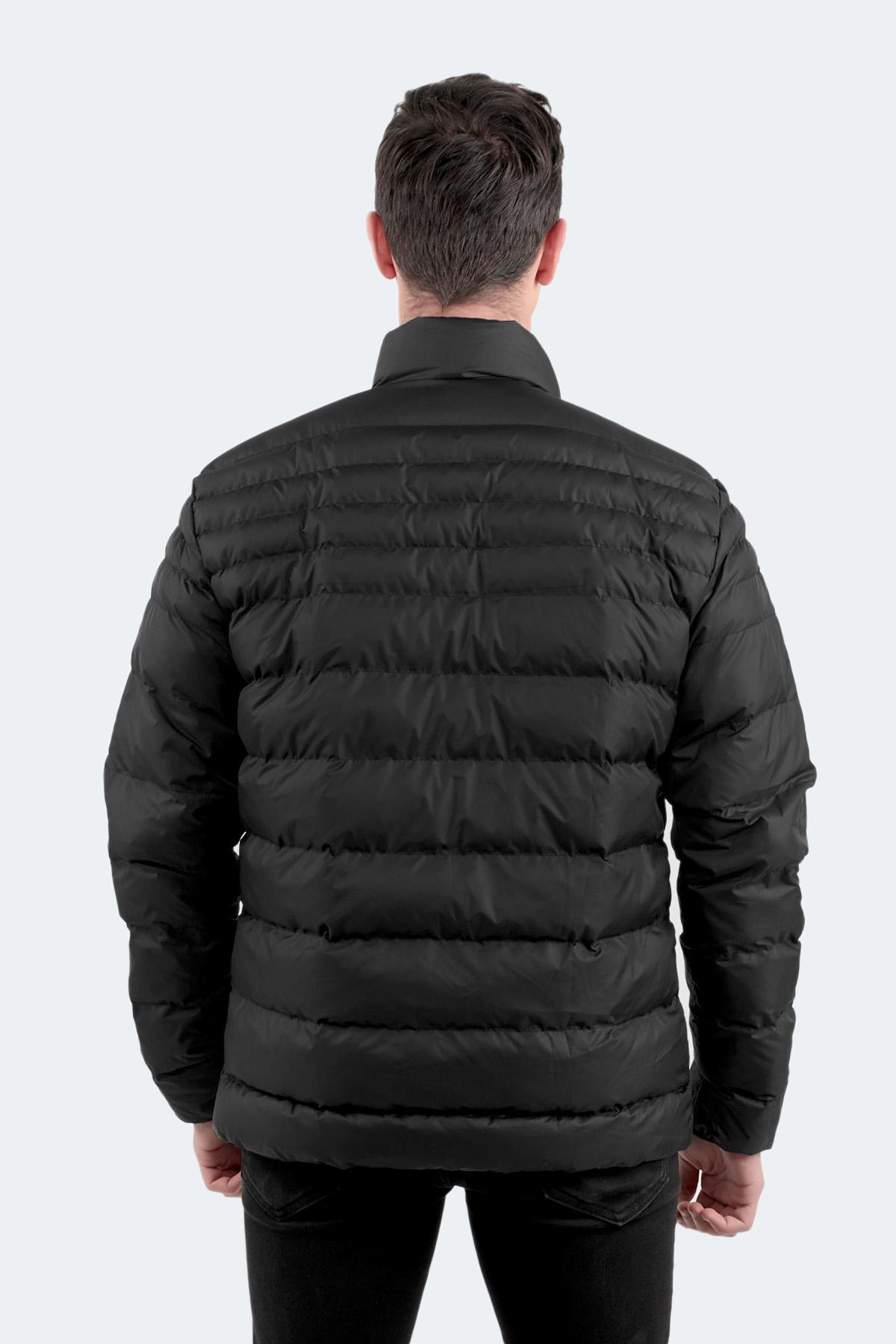 SLAZENGER HORIZON Erkek Şişme Mont & Kaban Siyah görsel 3