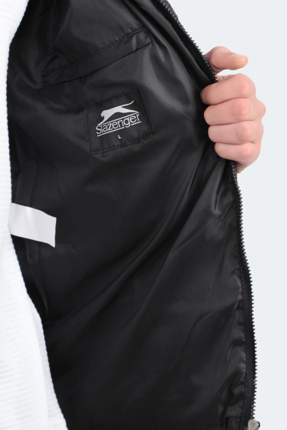 SLAZENGER HORIZON Erkek Şişme Mont & Kaban Siyah görsel 4