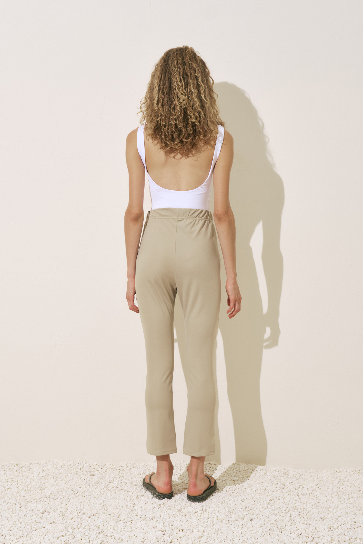 Manuka Flare Paça Tesettür Mayo Pantolon Yeşil görsel 7