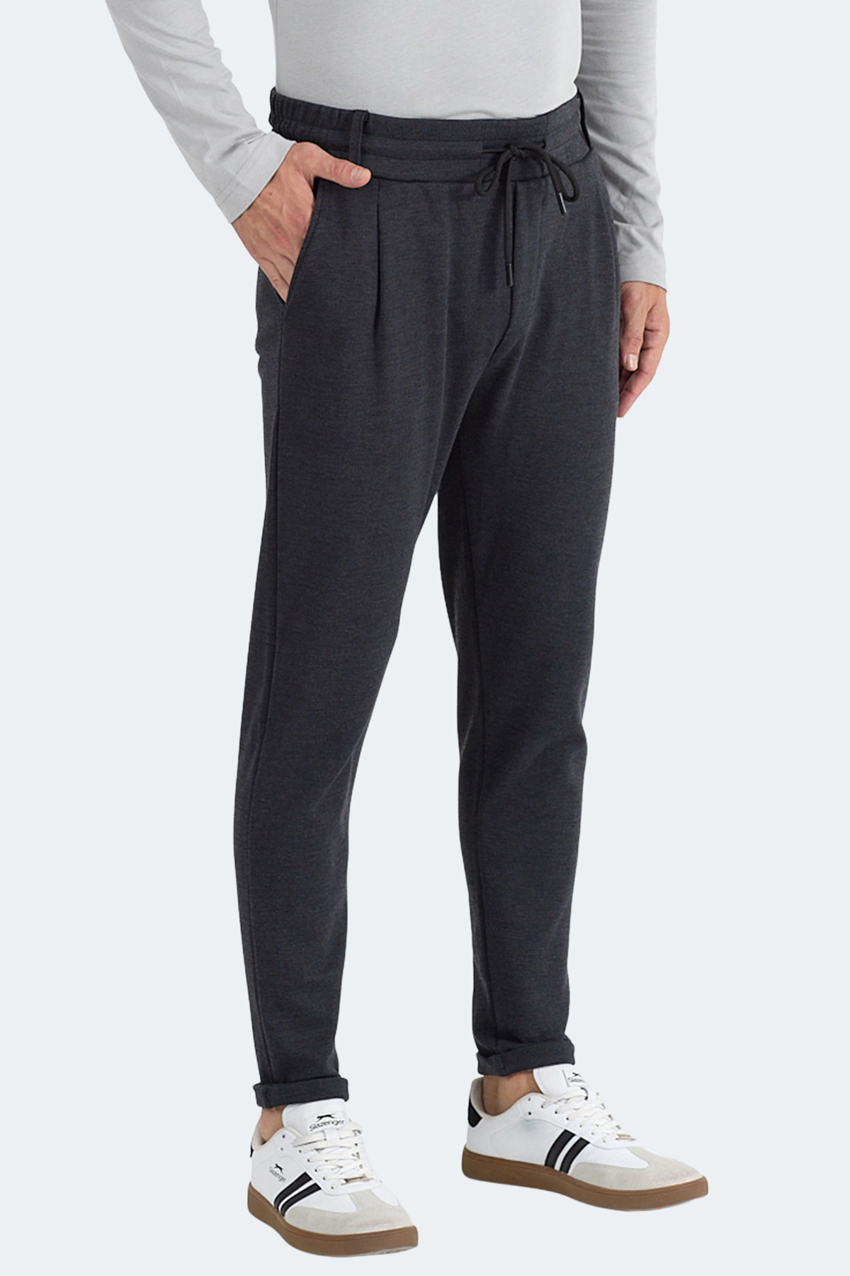 SLAZENGER FLORA Erkek Antrasit Eşofman Altı görsel 4