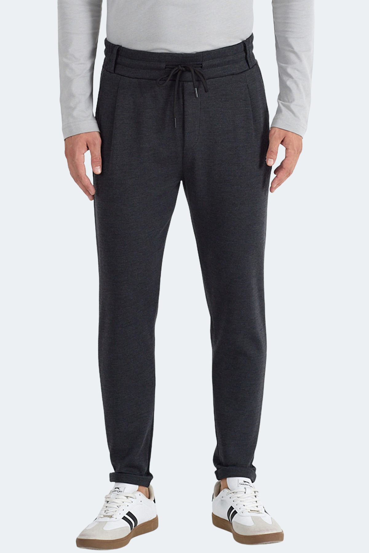SLAZENGER FLORA Erkek Antrasit Eşofman Altı görsel 8