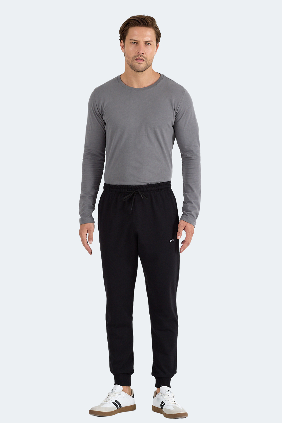 SLAZENGER MAMUN Erkek Siyah Jogger Eşofman Altı görsel 8