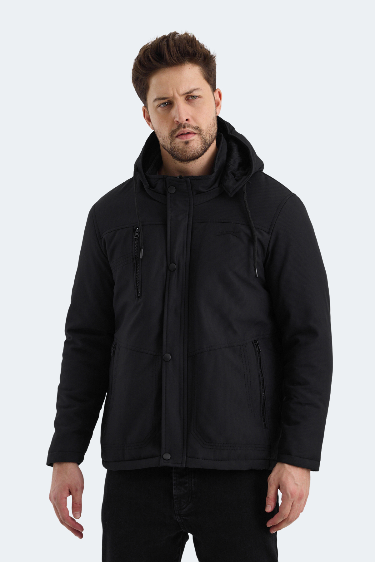 SLAZENGER HEAVEN Erkek Mont Kaban Siyah görsel 4