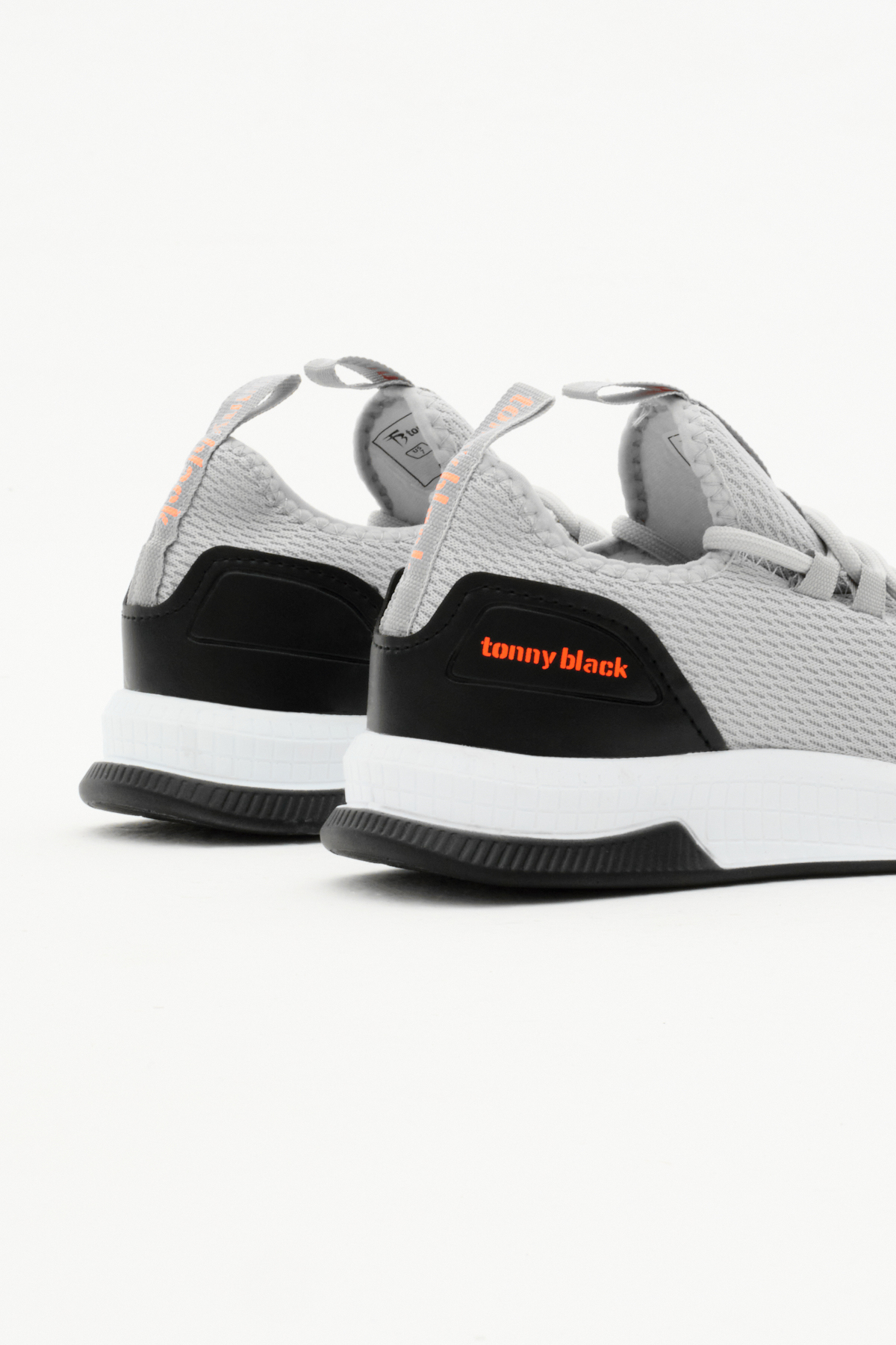 TONNY BLACK Unisex Füme Nefes Alabilen Kumaş Poli Taban Bağcıklı Spor Ayakkabı görsel 5