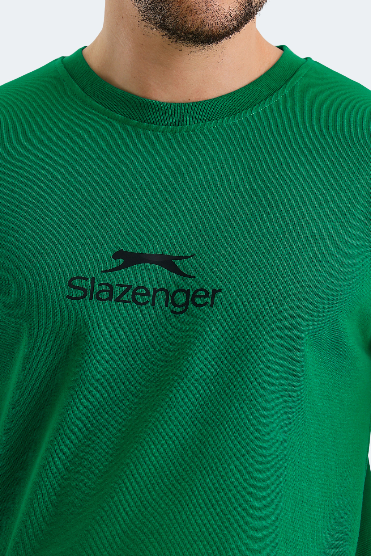 SLAZENGER ORTWIN Erkek Yeşil Sweatshirt görsel 5