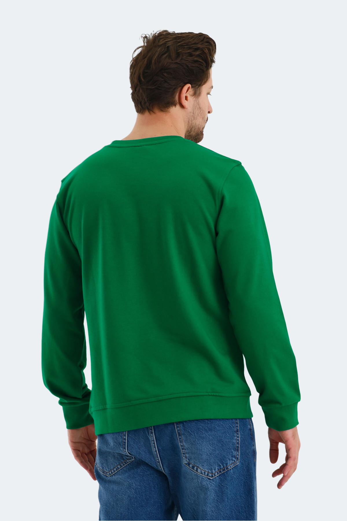 SLAZENGER ORTWIN Erkek Yeşil Sweatshirt görsel 2