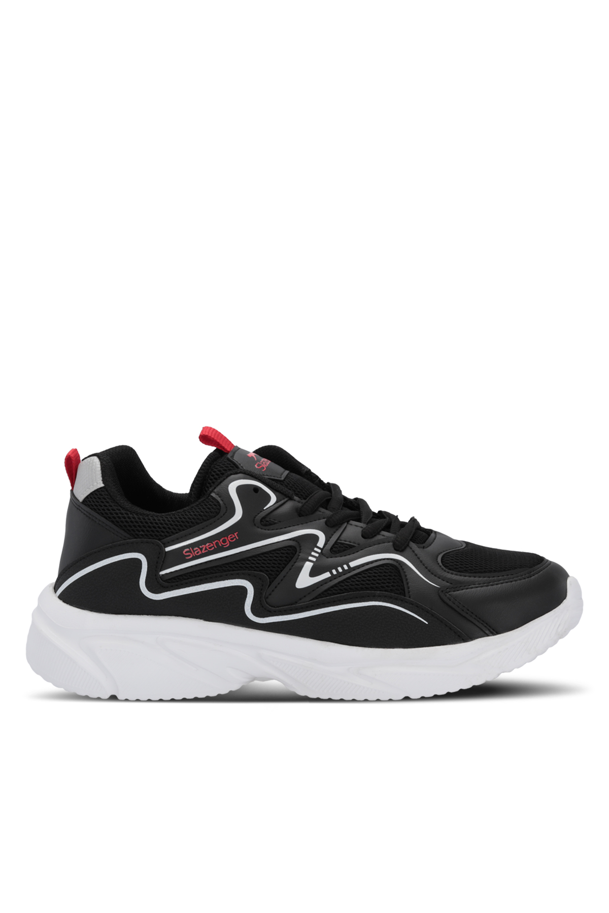 SLAZENGER MULTI I Erkek Siyah / Beyaz Koşu & Yürüyüş Spor Ayakkabısı