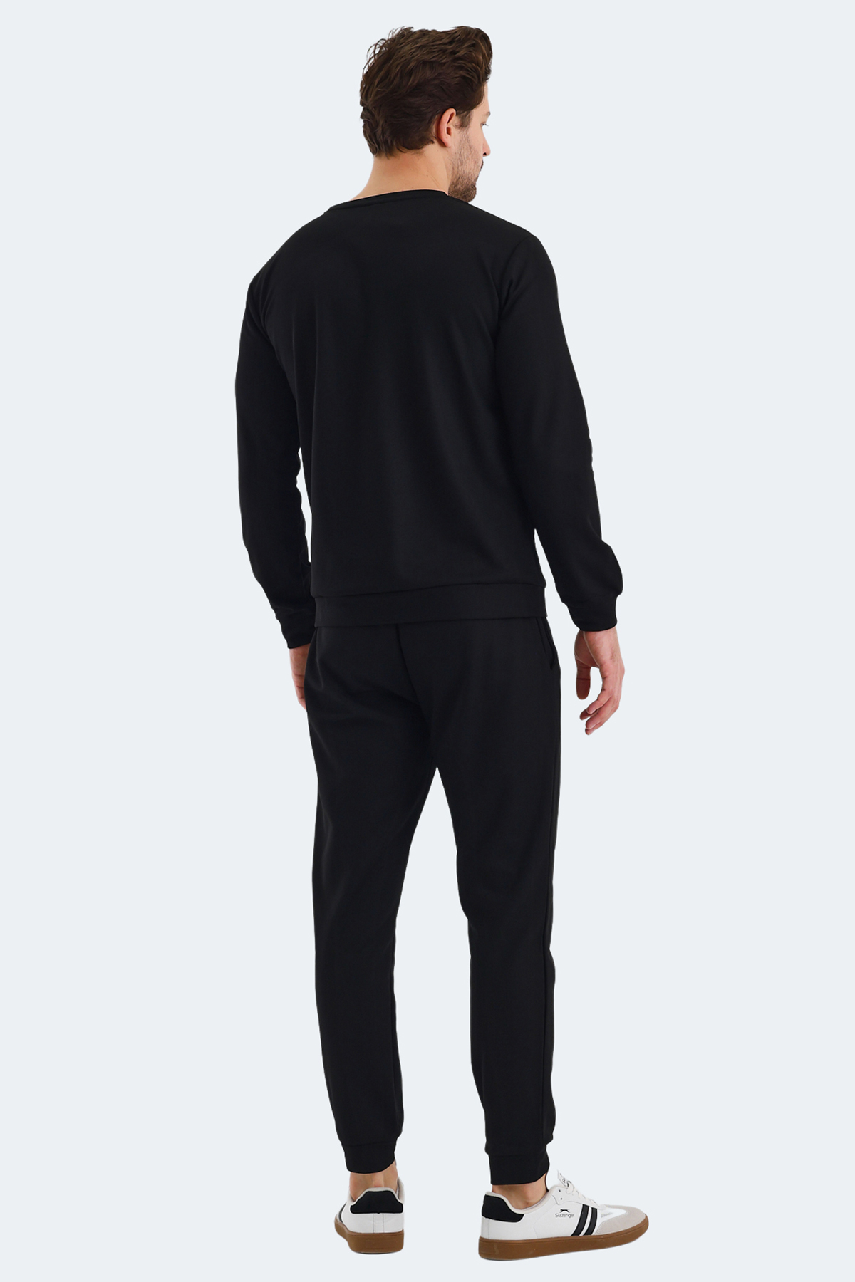 SLAZENGER KINGDOM IN Erkek Siyah Eşofman Takımı görsel 2