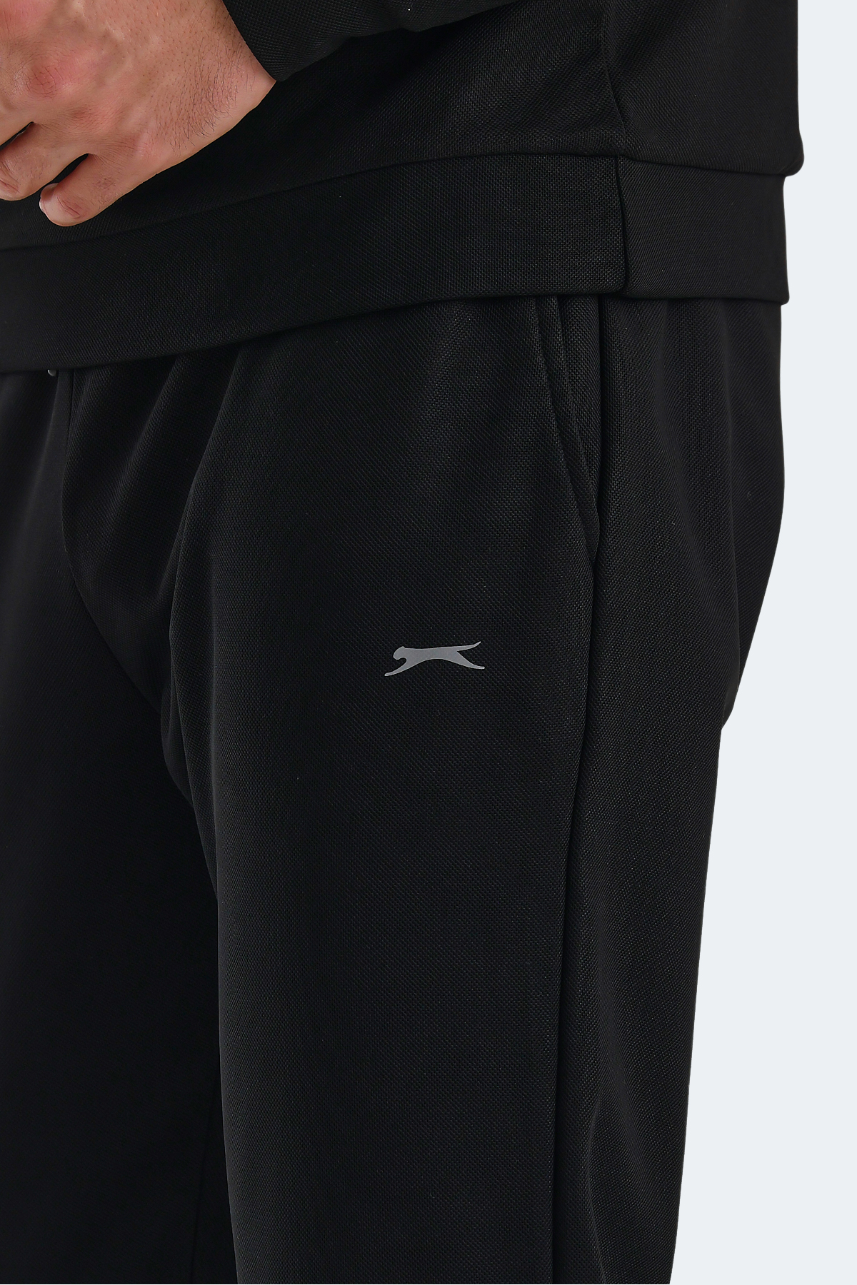 SLAZENGER KINGDOM IN Erkek Siyah Eşofman Takımı görsel 5