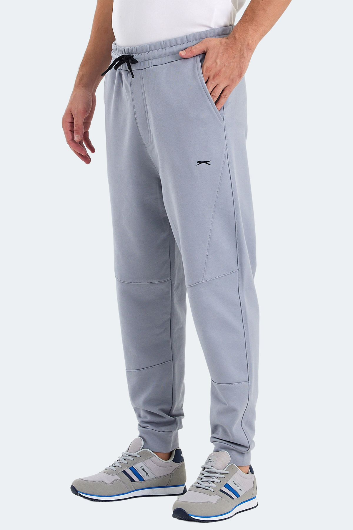 SLAZENGER NADAB Erkek %100 Pamuk Jogger Eşofman Altı Gri