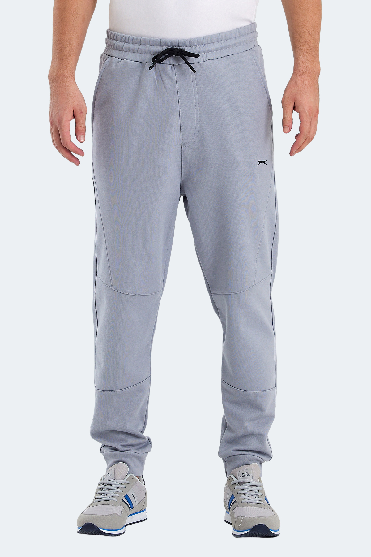 SLAZENGER NADAB Erkek %100 Pamuk Jogger Eşofman Altı Gri görsel 2