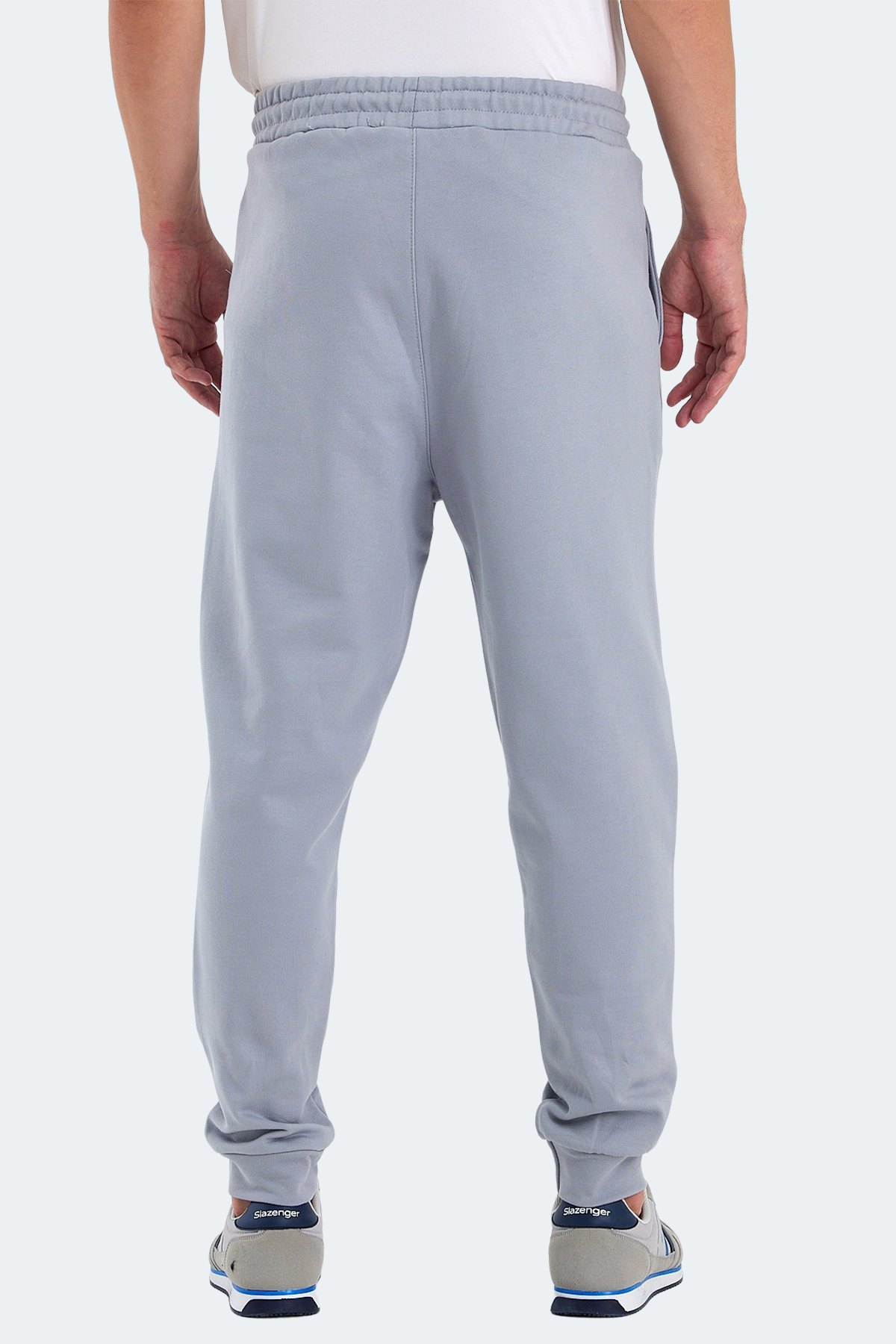 SLAZENGER NADAB Erkek %100 Pamuk Jogger Eşofman Altı Gri görsel 5