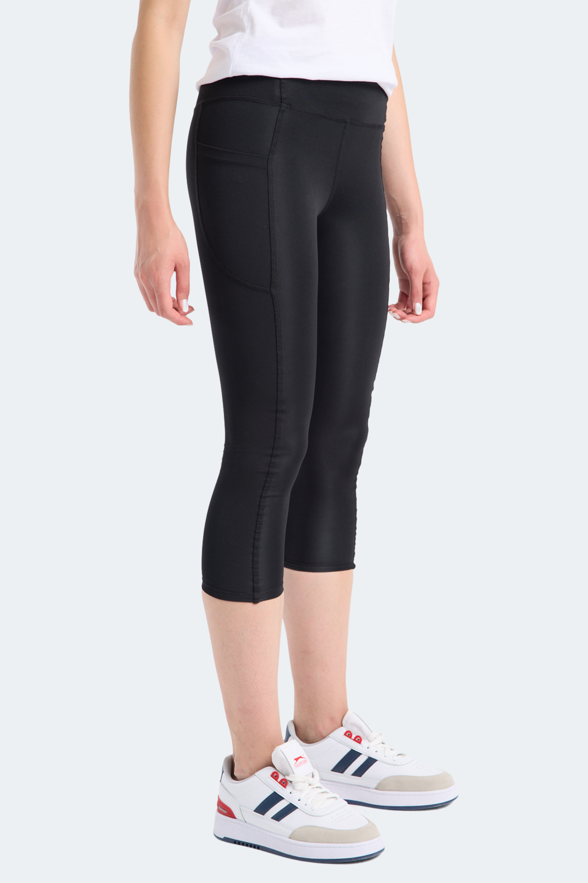 SLAZENGER VERITY Kadın Siyah Tayt görsel 3
