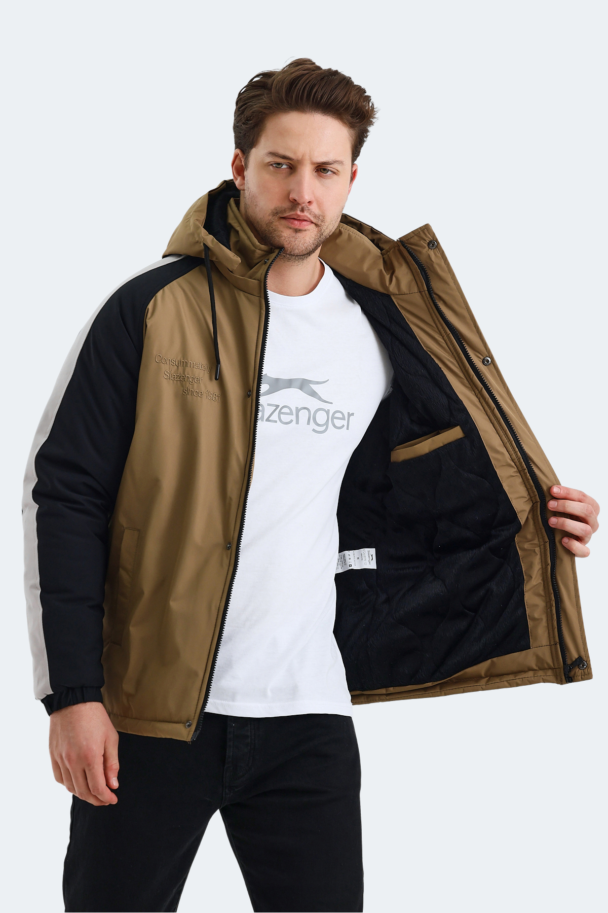 SLAZENGER HINOX Erkek Mont Kaban Bej görsel 6