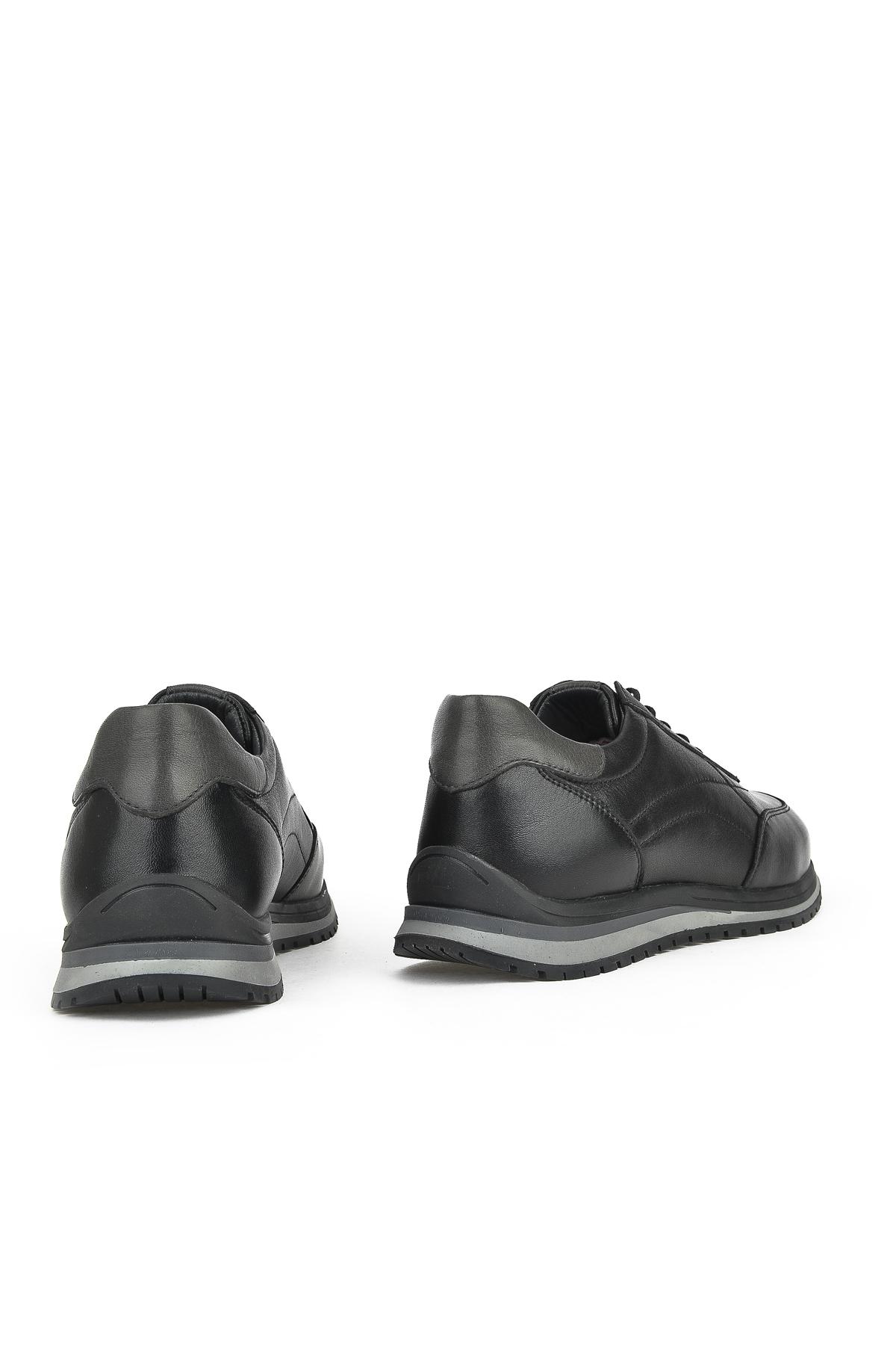 Ziya Ayakkabı Erkek Hakiki Deri Sneaker 1331002Z415 Siyah görsel 3