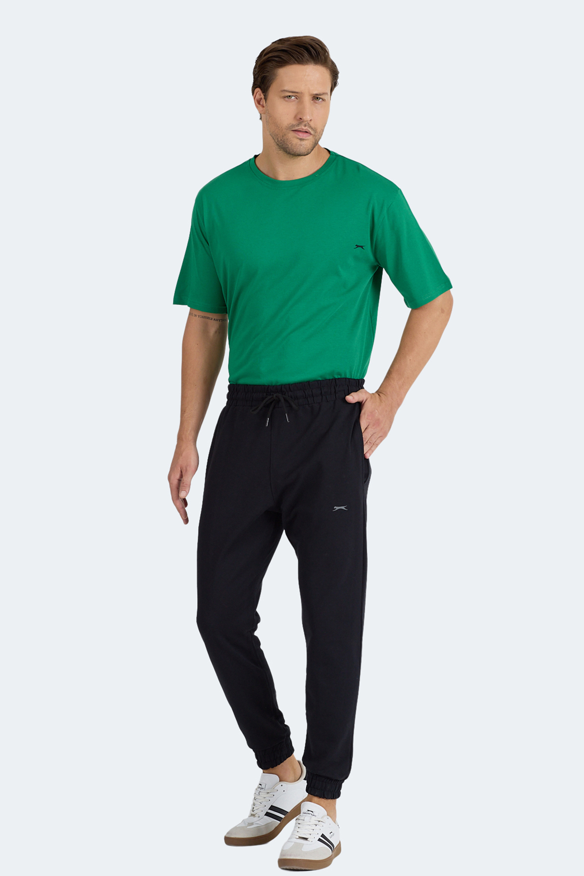 SLAZENGER MANAS Erkek Siyah Jogger Eşofman Altı görsel 2