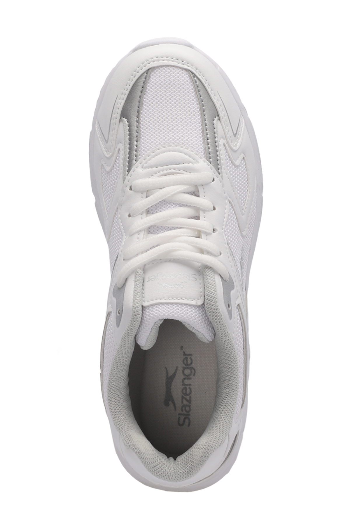 SLAZENGER ORNELLA Erkek Beyaz / Gri Koşu & Yürüyüş Spor Ayakkabısı görsel 5