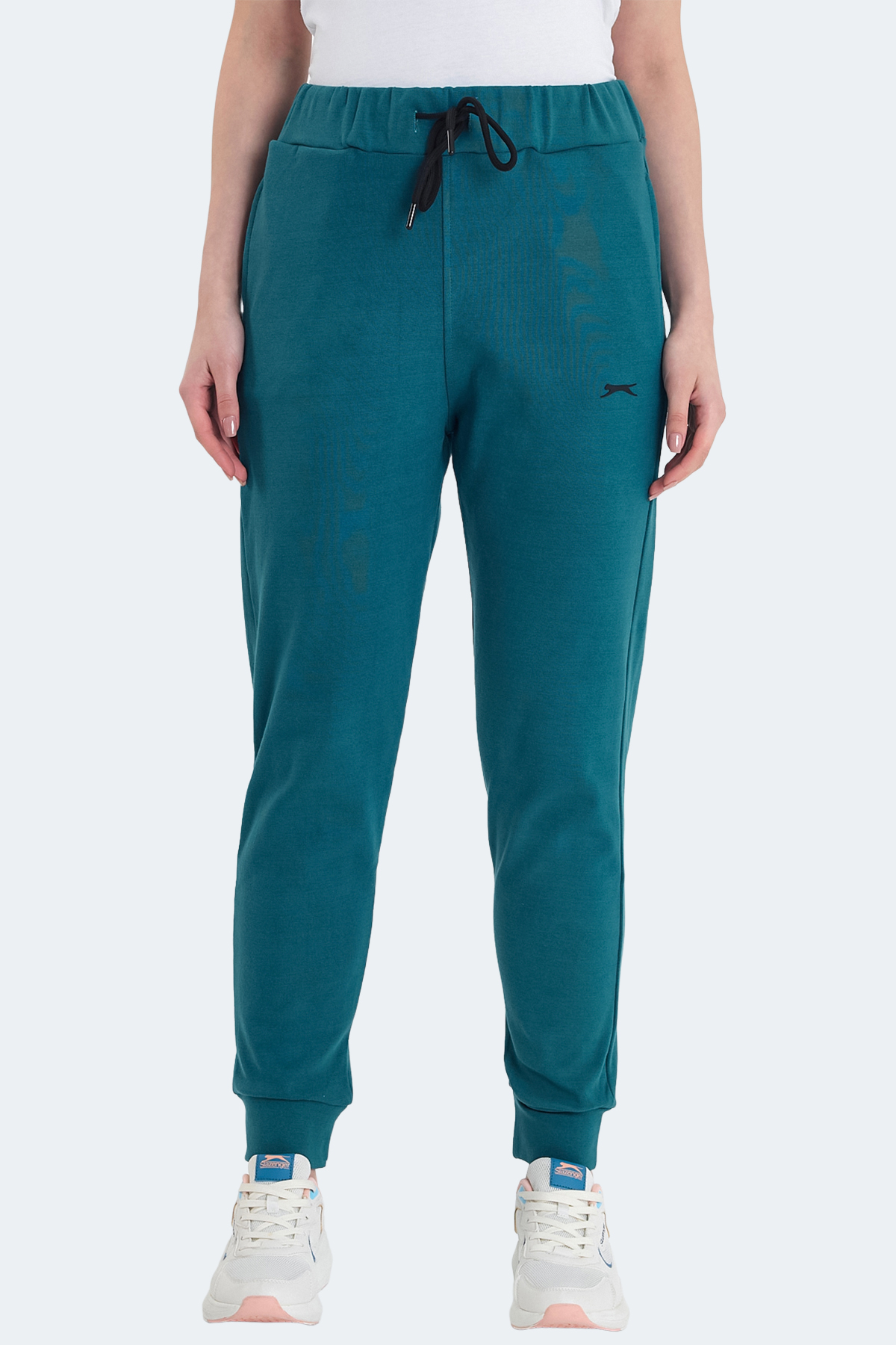 SLAZENGER VETERAN RBN Kadın Cepli Petrol Eşofman Altı görsel 4