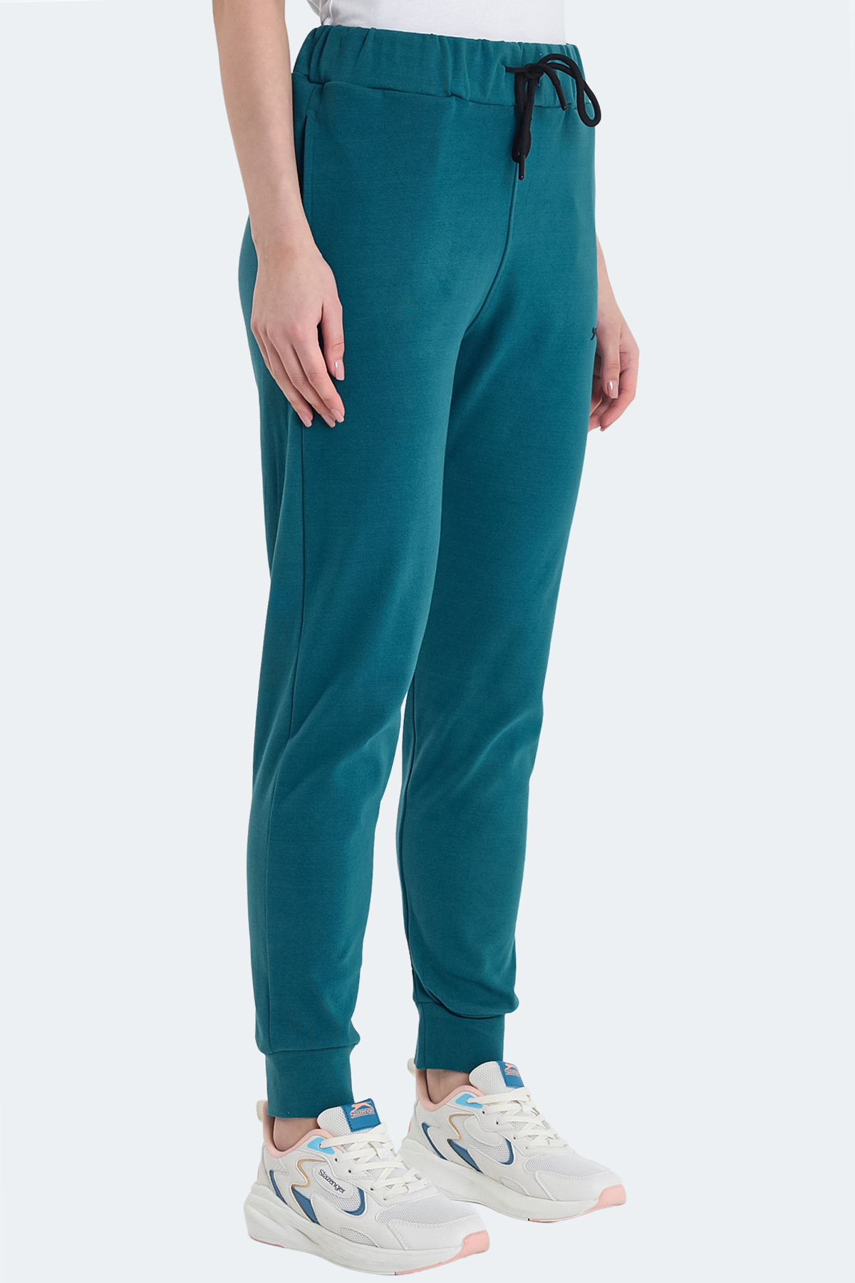 SLAZENGER VETERAN RBN Kadın Cepli Petrol Eşofman Altı görsel 5