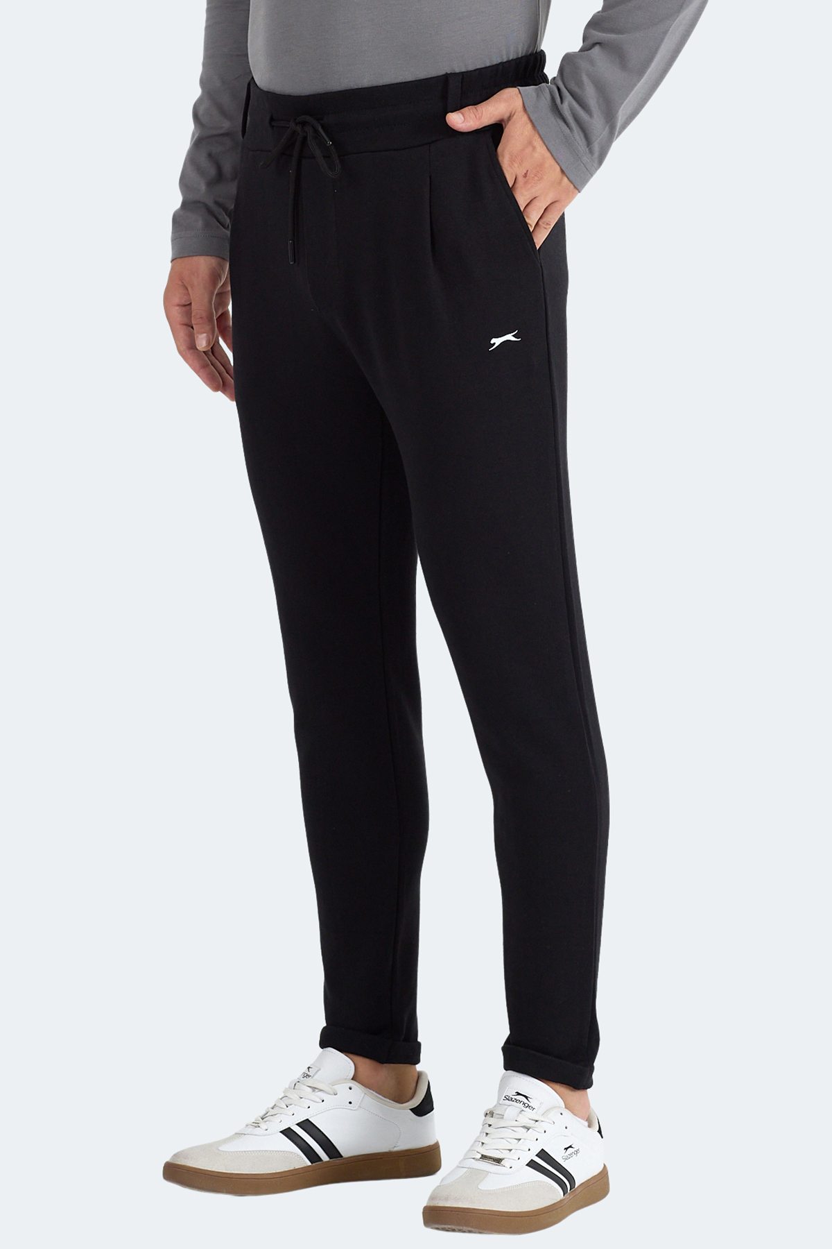 SLAZENGER FLORA Erkek Siyah Eşofman Altı