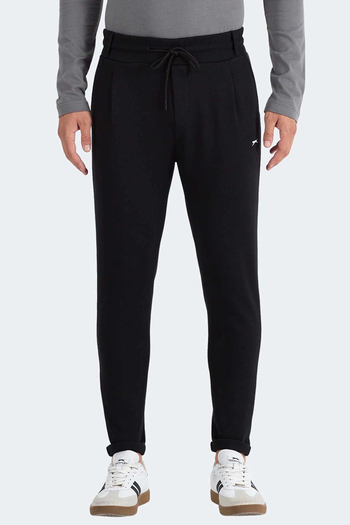 SLAZENGER FLORA Erkek Siyah Eşofman Altı görsel 8